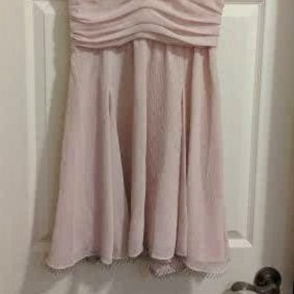 Karl Lagerfeld for impulse (Macy's exclusive), size 6, pink midi dress - Picture 2 of 3